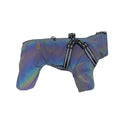 NNEDSZ S Laser Adjustable Waterproof Reflective Dog Raincoat with Harness Design